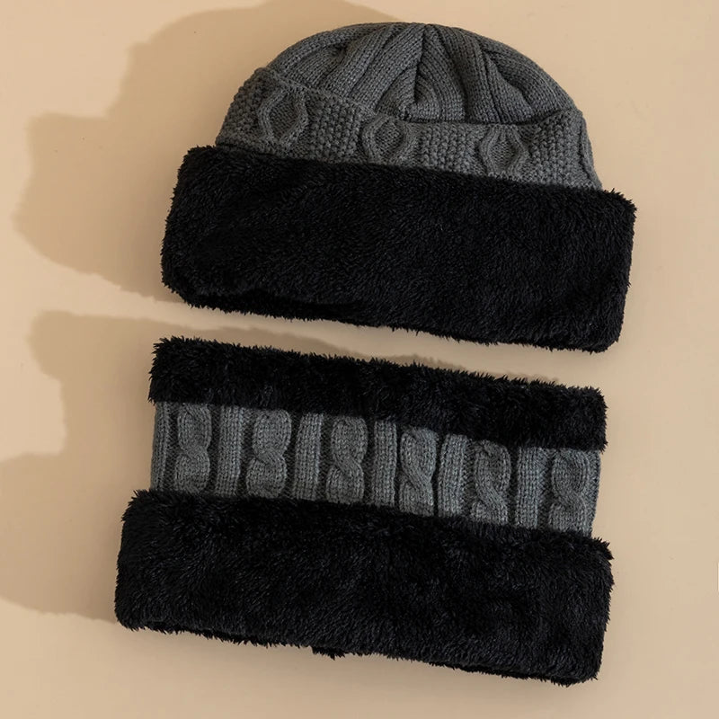 CozyPeak™ Ultra-Warm Winter Beanie + Scarf