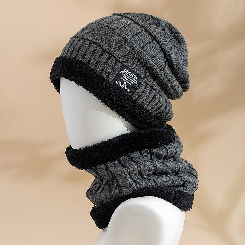 CozyPeak™ Ultra-Warm Winter Beanie + Scarf