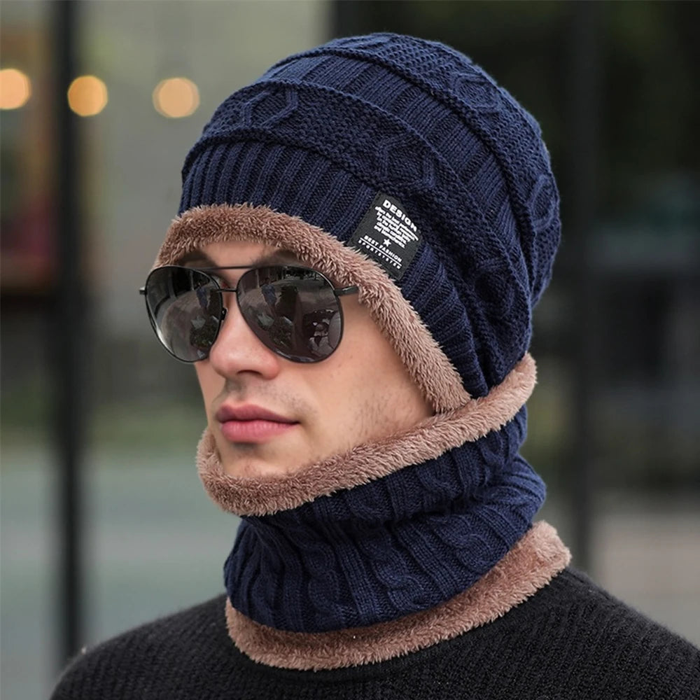 CozyPeak™ Ultra-Warm Winter Beanie + Scarf