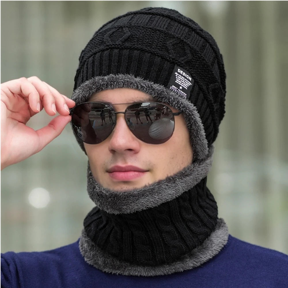 CozyPeak™ Ultra-Warm Winter Beanie + Scarf