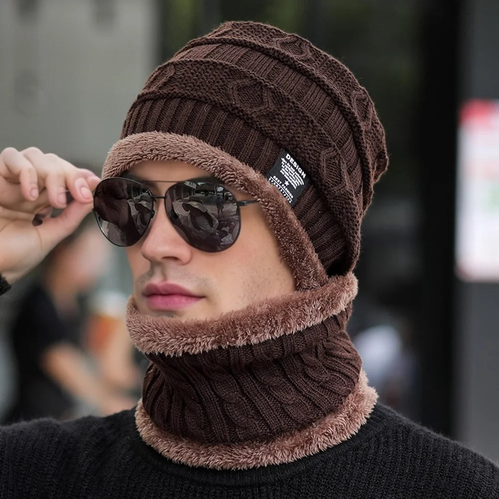 CozyPeak™ Ultra-Warm Winter Beanie + Scarf