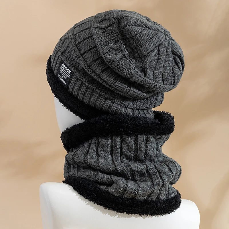 CozyPeak™ Ultra-Warm Winter Beanie + Scarf