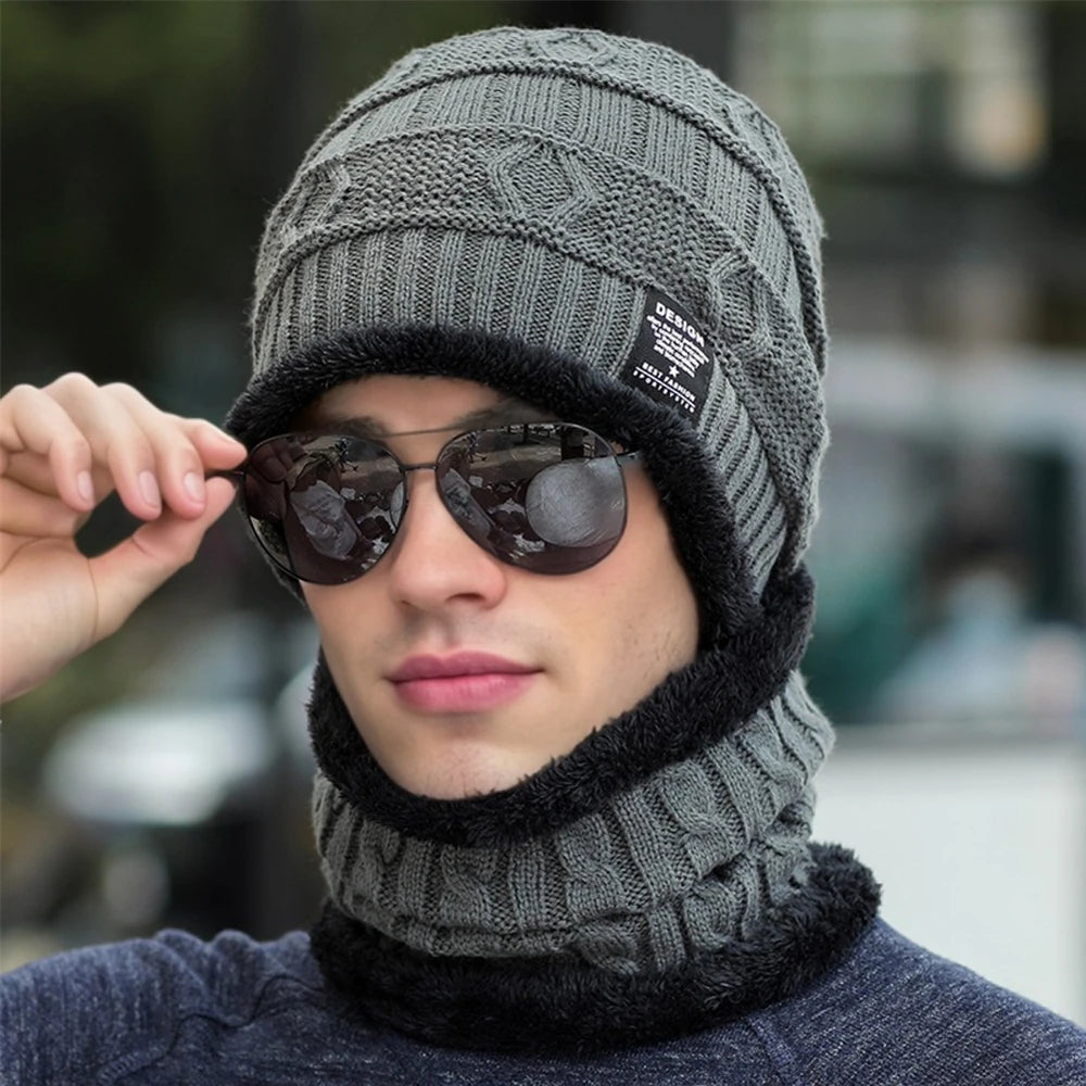 CozyPeak™ Ultra-Warm Winter Beanie + Scarf