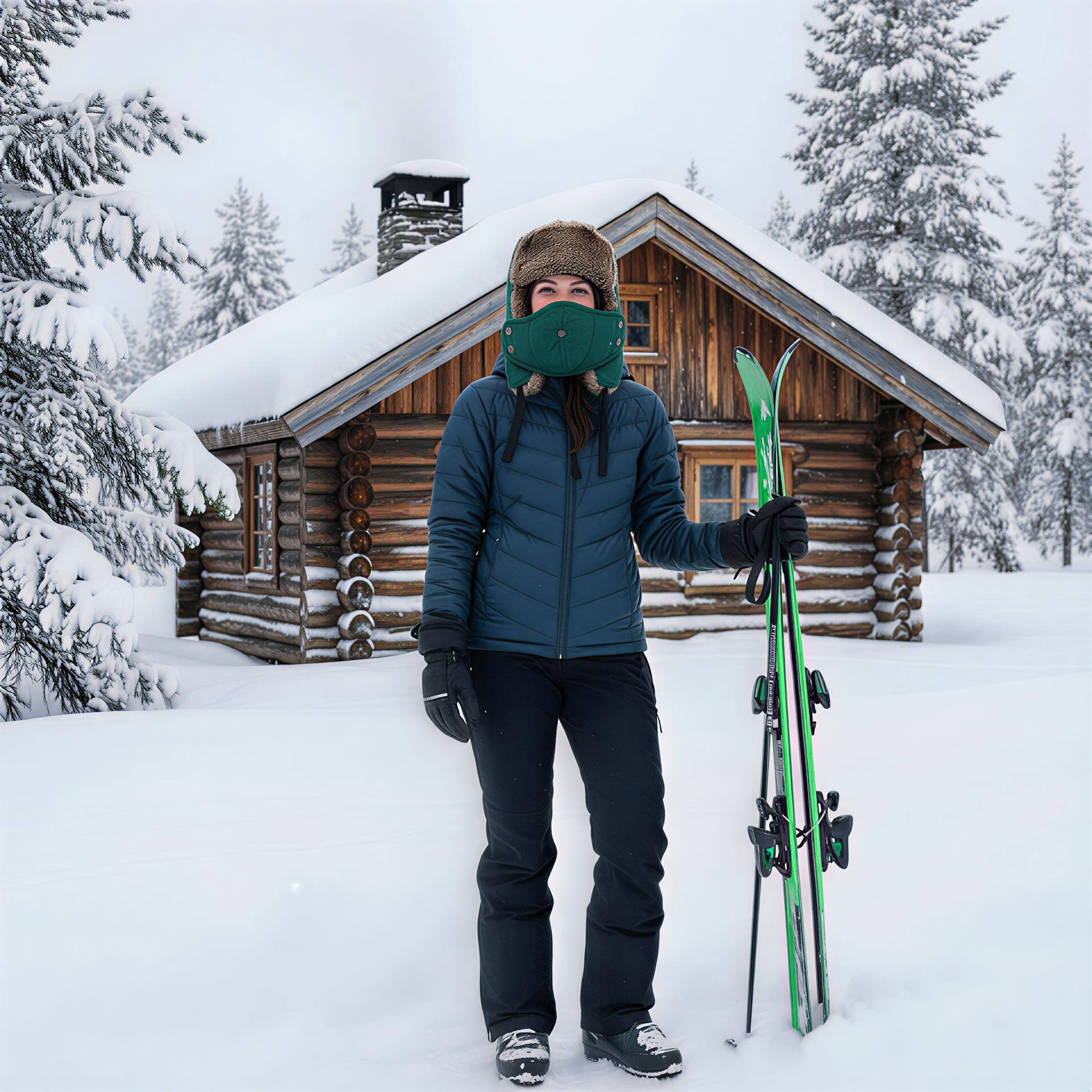 PolarShield™ Arctic Fleece Trapper Hat (Removable Mask)